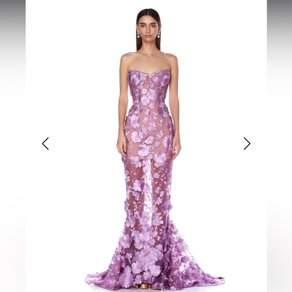 $1,200 NWOT SOLD OUT Bronx and Banco JASMINE LILAC GOWN